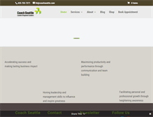 Tablet Screenshot of coachseattle.com